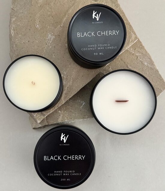 Scented candle "BLACK CHERRY"